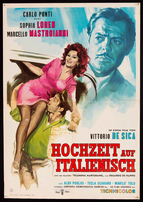 Marriage Italian Style Original Vintage Movie Poster