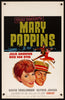 Mary Poppins Window Card (14x22) Original Vintage Movie Poster