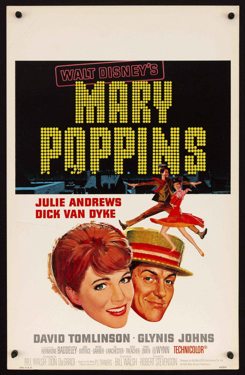 Mary Poppins Original Vintage Movie Poster