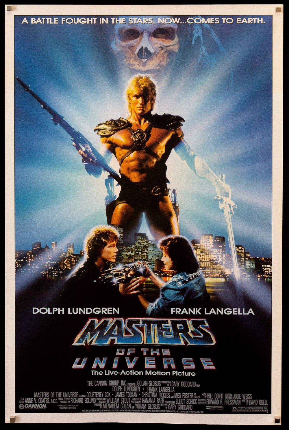 Masters of the Universe Original Vintage Movie Poster
