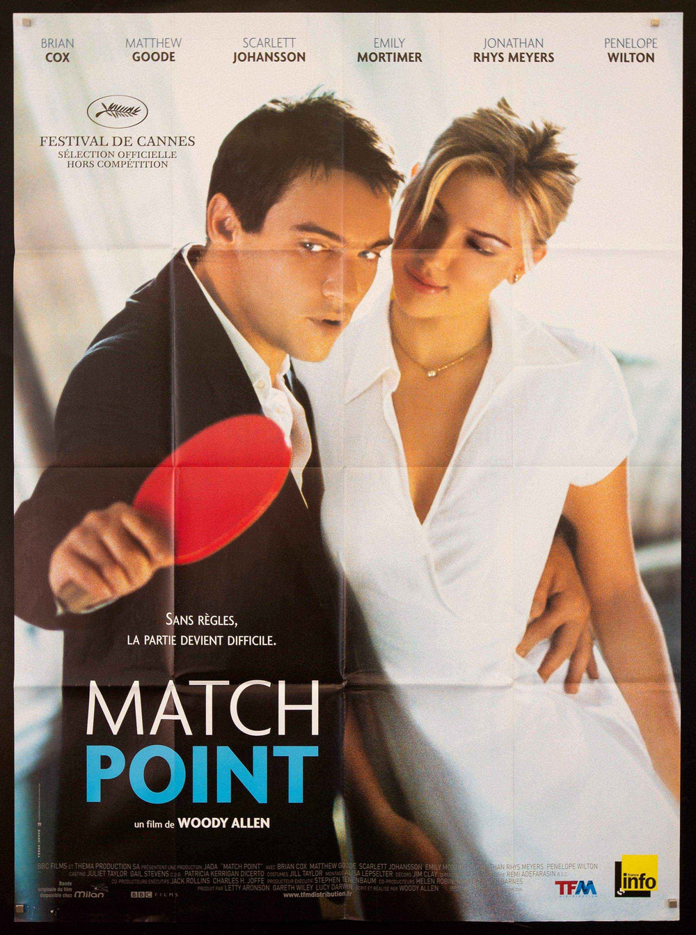 Match Point Original Vintage Movie Poster