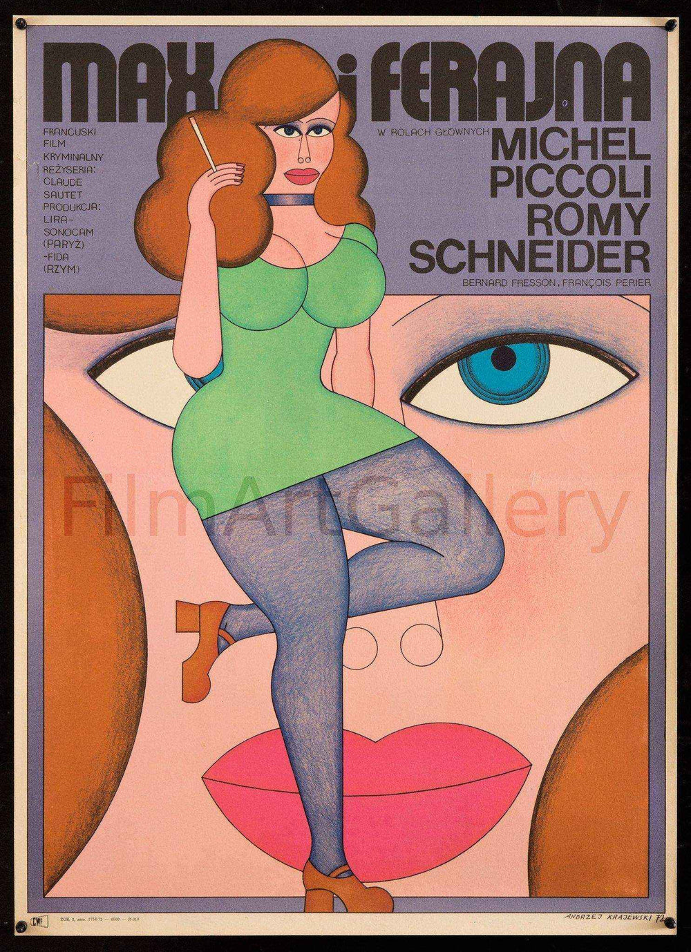 Max et les Ferrailleurs (Max and the Junkmen) Original Vintage Movie Poster