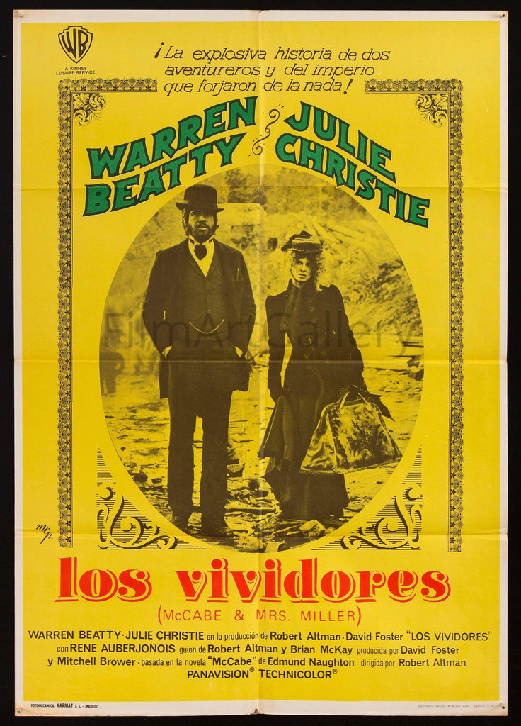 McCabe & Mrs. Miller Original Vintage Movie Poster