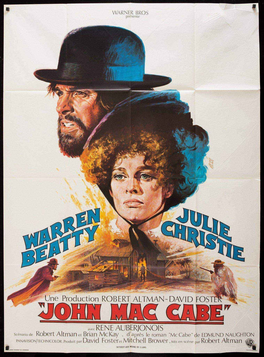 McCabe and Mrs. Miller Original Vintage Movie Poster