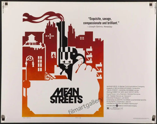 Mean Streets Original Vintage Movie Poster
