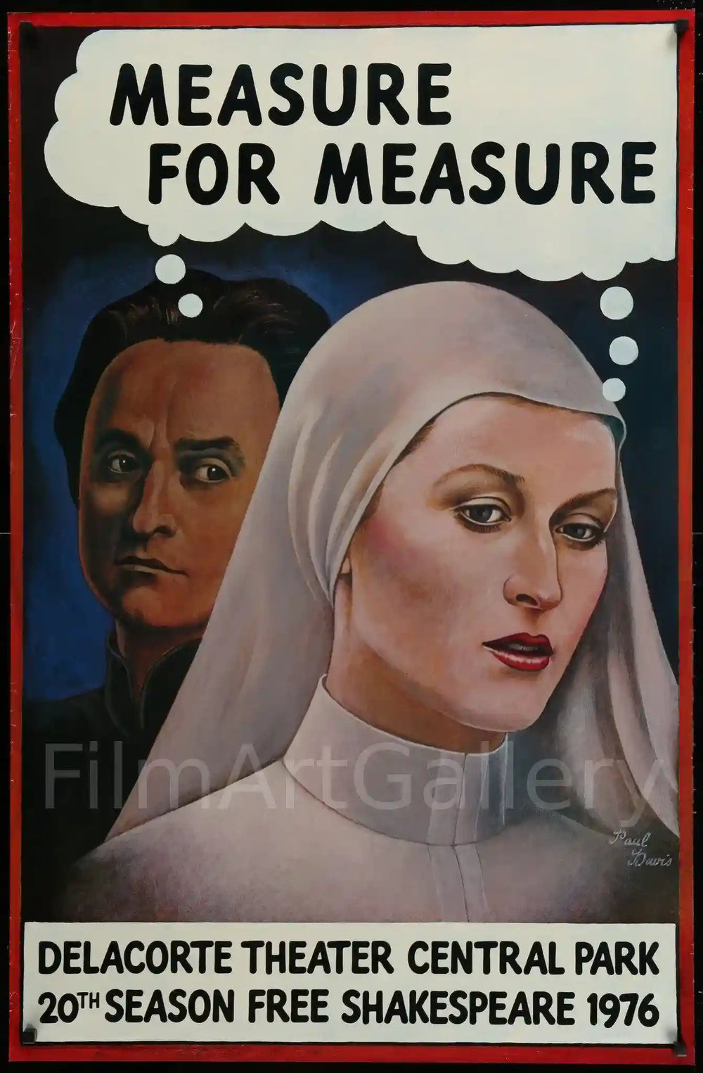 Measure For Measure Original Vintage Movie Poster