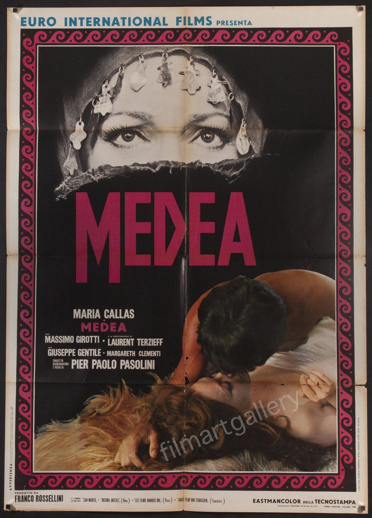 Medea Italian 2 foglio (39x55) Original Vintage Movie Poster