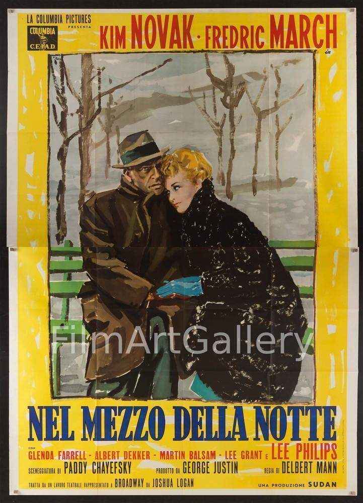 Middle of the Night (Nel Mezzo Della Notte) Original Vintage Movie Poster