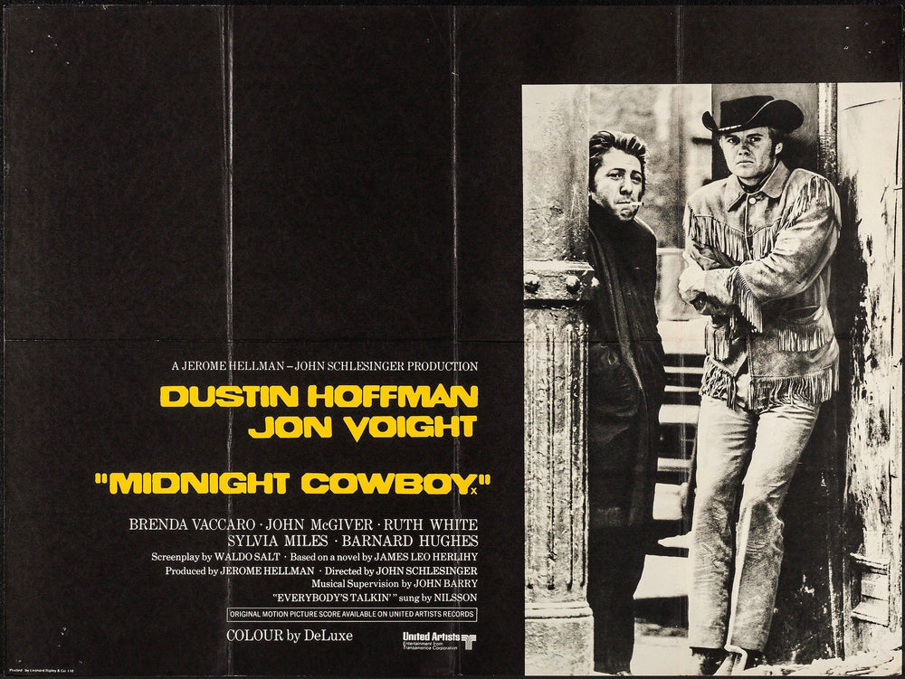 Midnight Cowboy Original Vintage Movie Poster