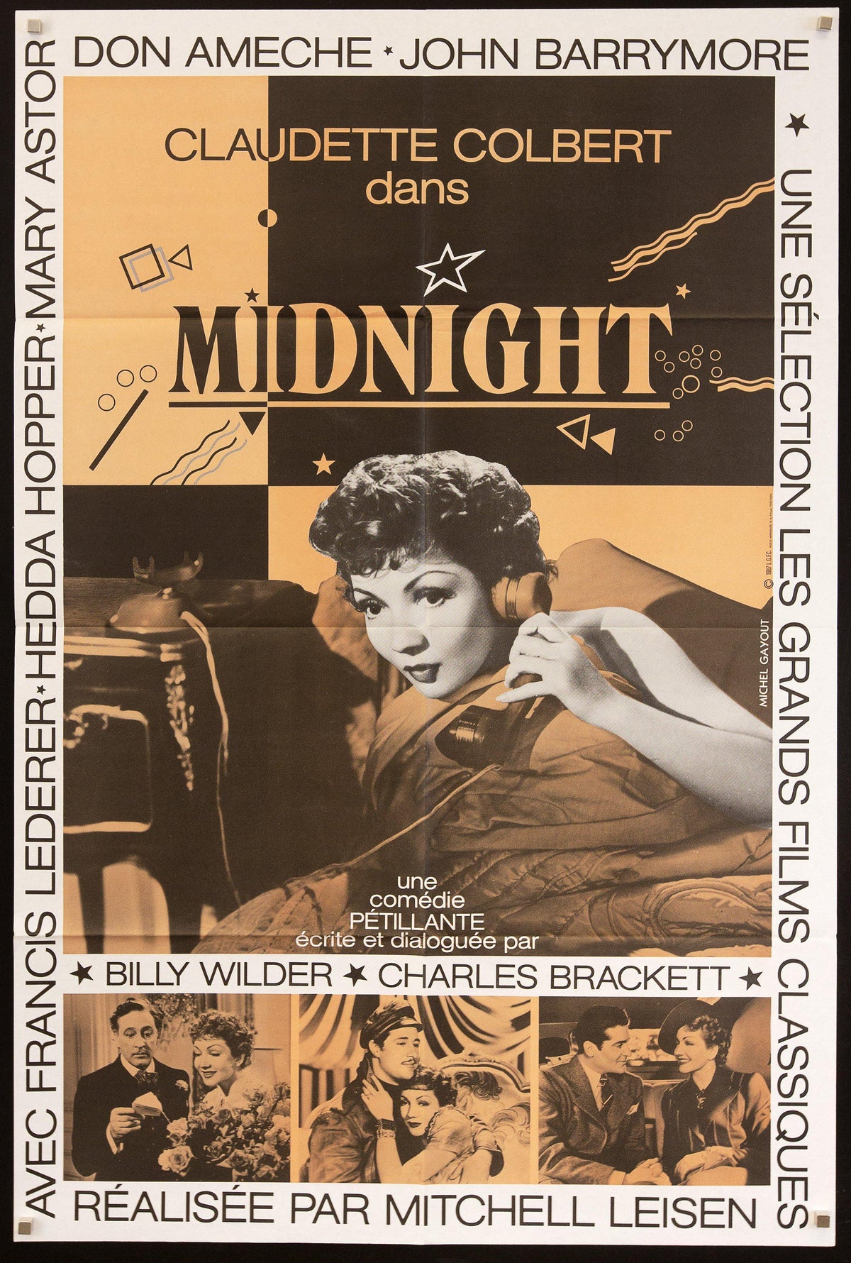 Midnight French Medium (31x47) Original Vintage Movie Poster