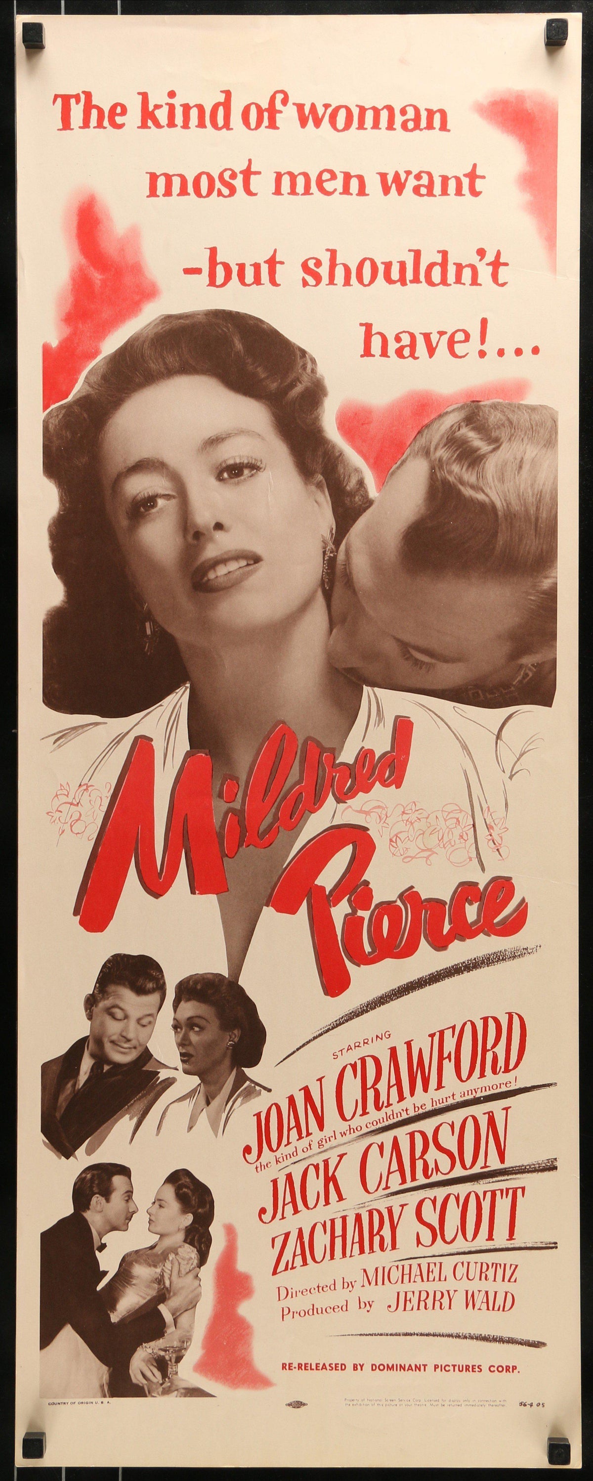 Mildred Pierce Original Vintage Movie Poster