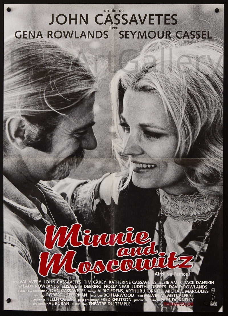 Minnie and Moskowitz French Small (23x32) Original Vintage Movie Poster