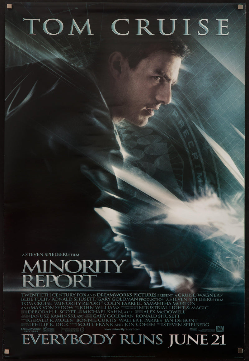 Minority Report 1 Sheet (27x41) Original Vintage Movie Poster