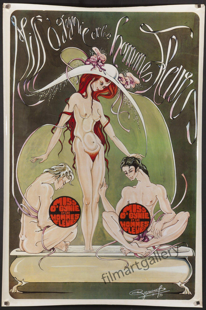Miss O'Gynie et Les Hommes Fleurs Original Vintage Movie Poster