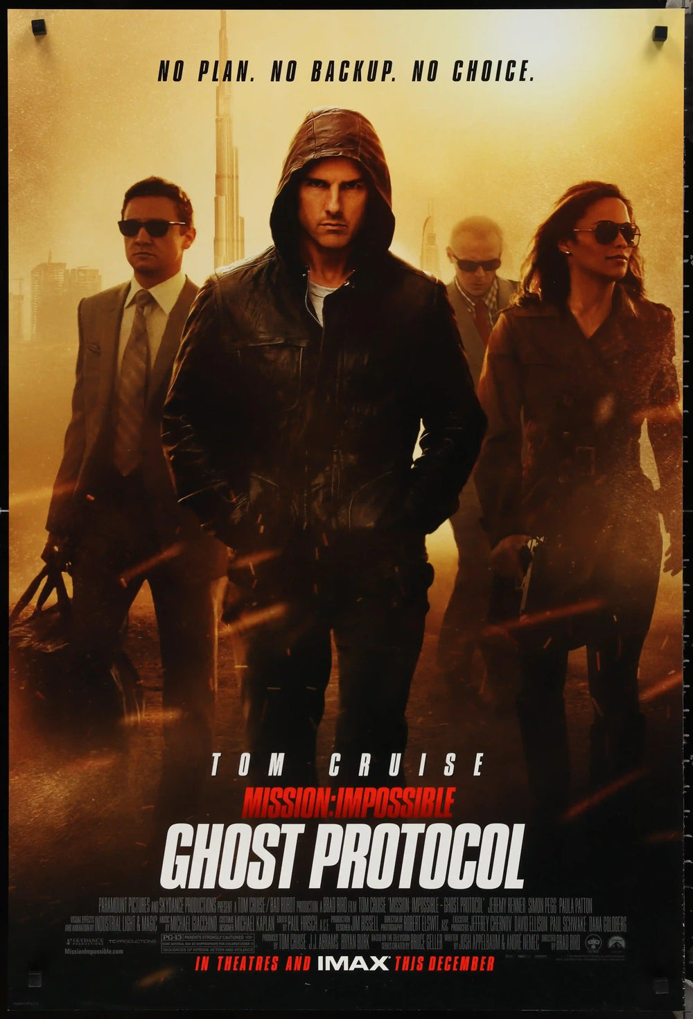 Mission: Impossible - Ghost Protocol Original Vintage Movie Poster