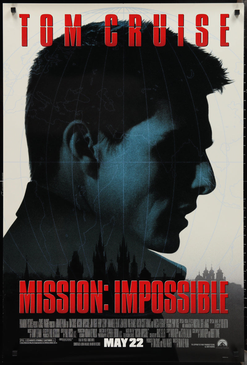 Mission Impossible 1 Sheet (27x41) Original Vintage Movie Poster