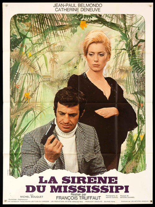 Mississippi Mermaid (La Sirene Du Mississippi) Original Vintage Movie Poster
