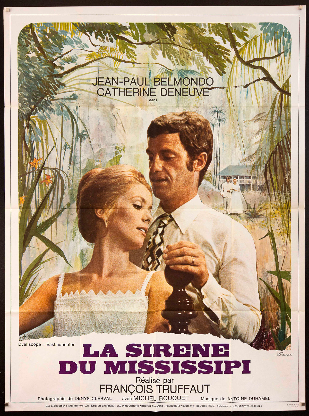 Mississippi Mermaid (La Sirene Du Mississippi) Original Vintage Movie Poster