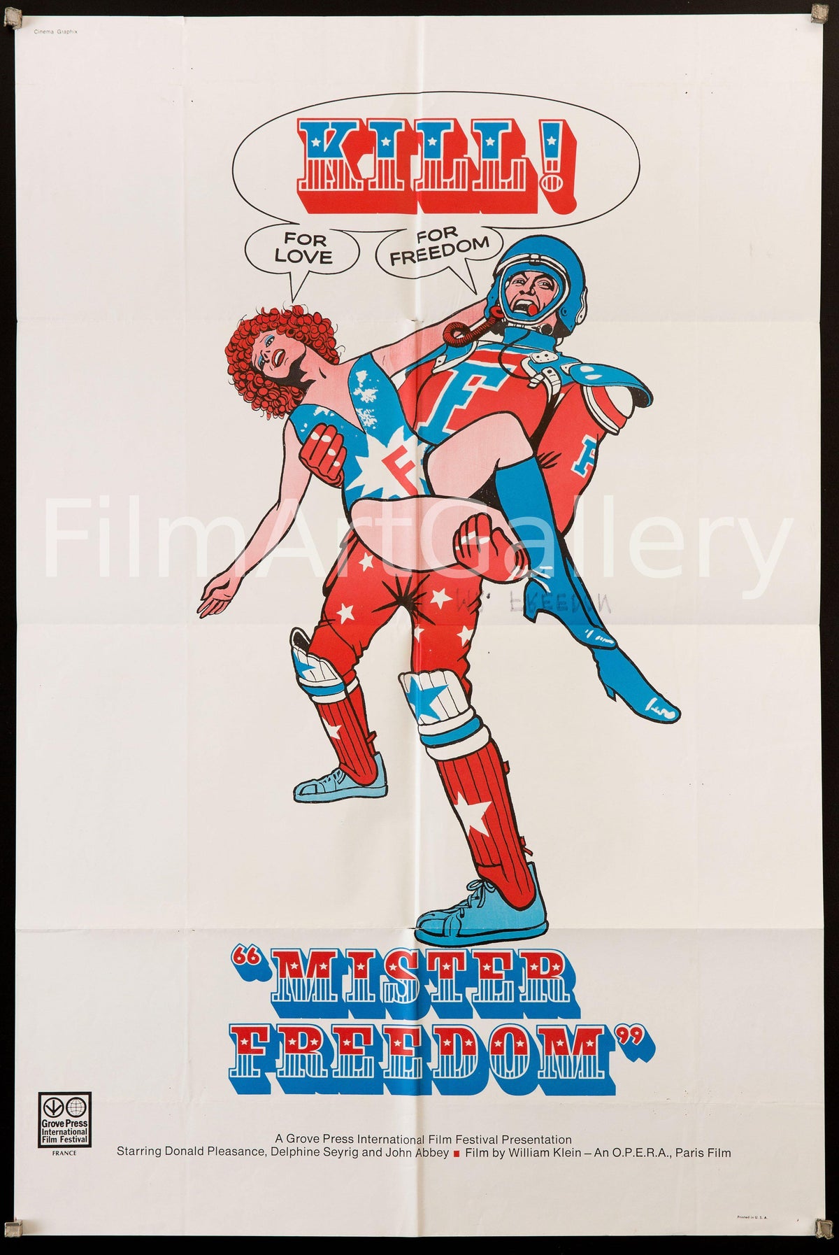 Mister Freedom (Mr.) Original Vintage Movie Poster