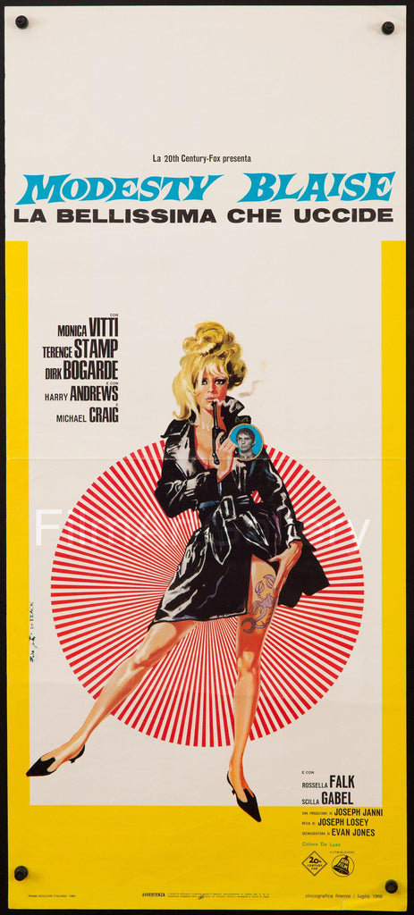 Modesty Blaise Original Vintage Movie Poster