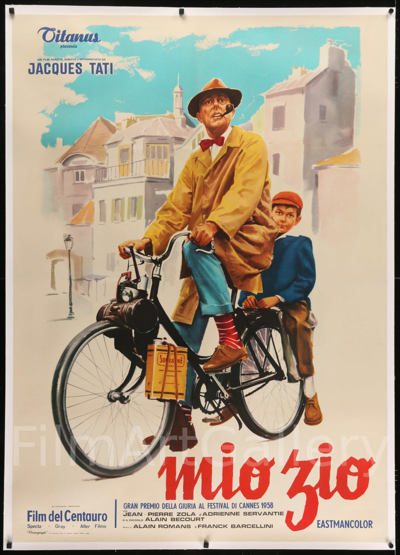 Mon Oncle Italian 2 foglio (39x55) Original Vintage Movie Poster