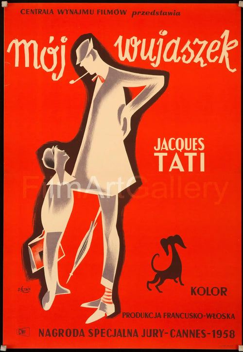 Mon Oncle Original Vintage Movie Poster