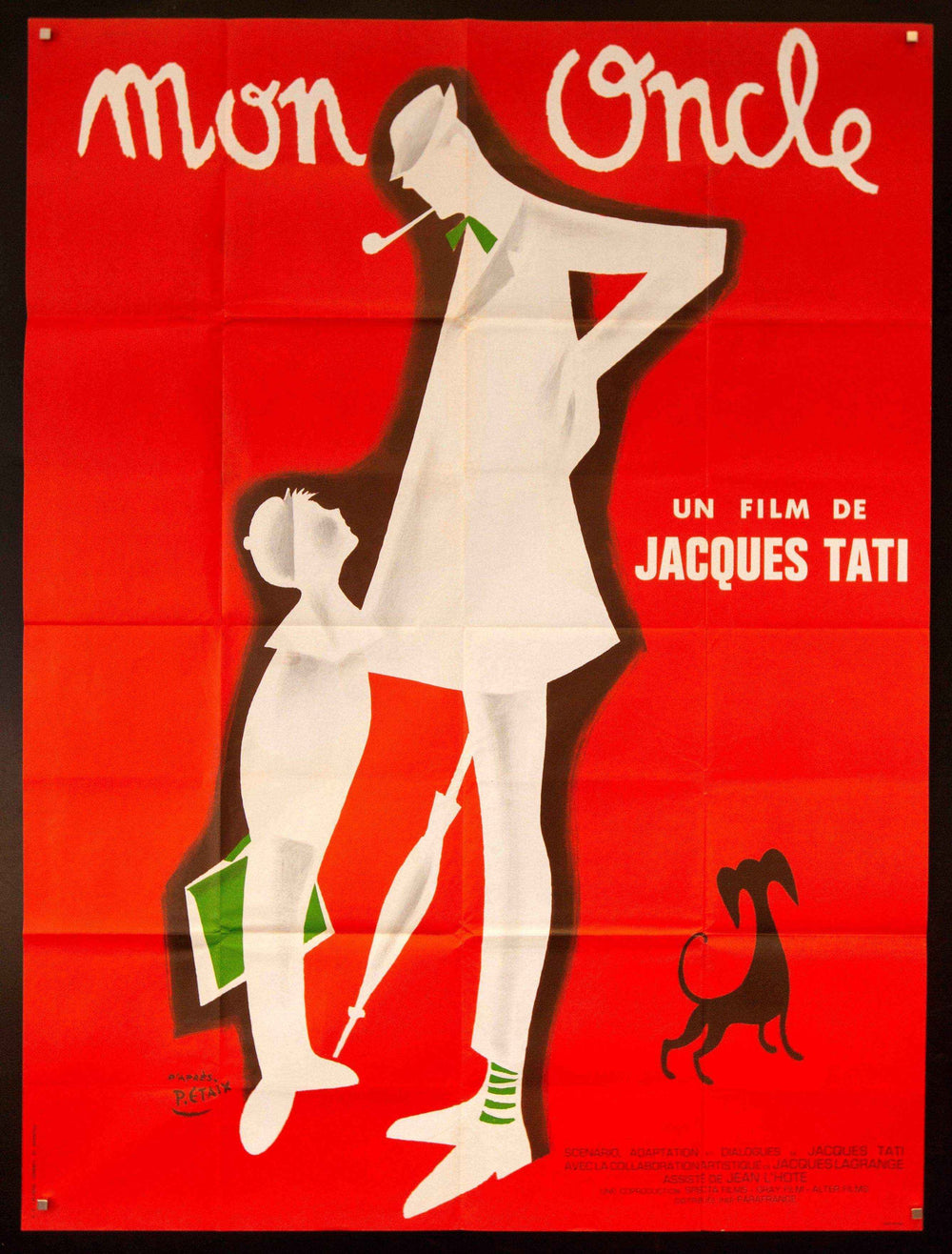 Mon Oncle Original Vintage Movie Poster