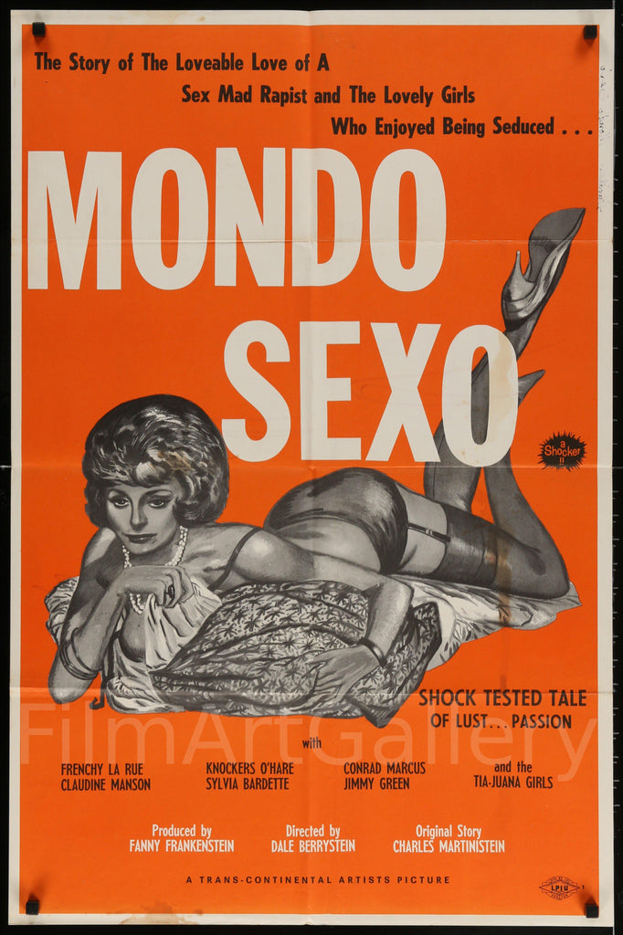 Mondo Sexo Original Vintage Movie Poster