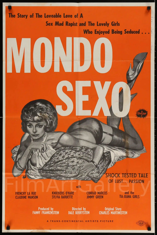 Mondo Sexo Original Vintage Movie Poster