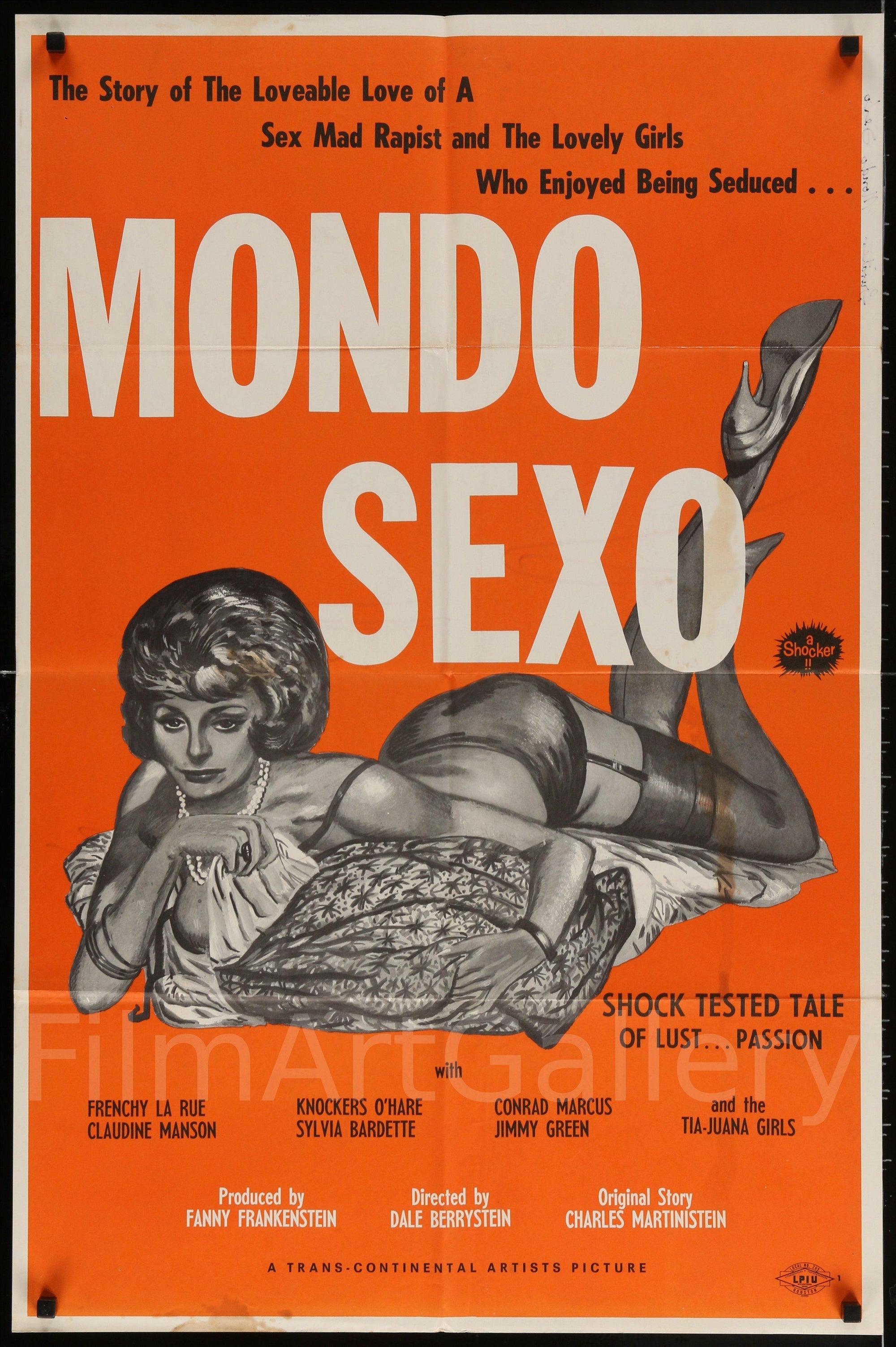 Mondo Sexo Original Vintage Movie Poster