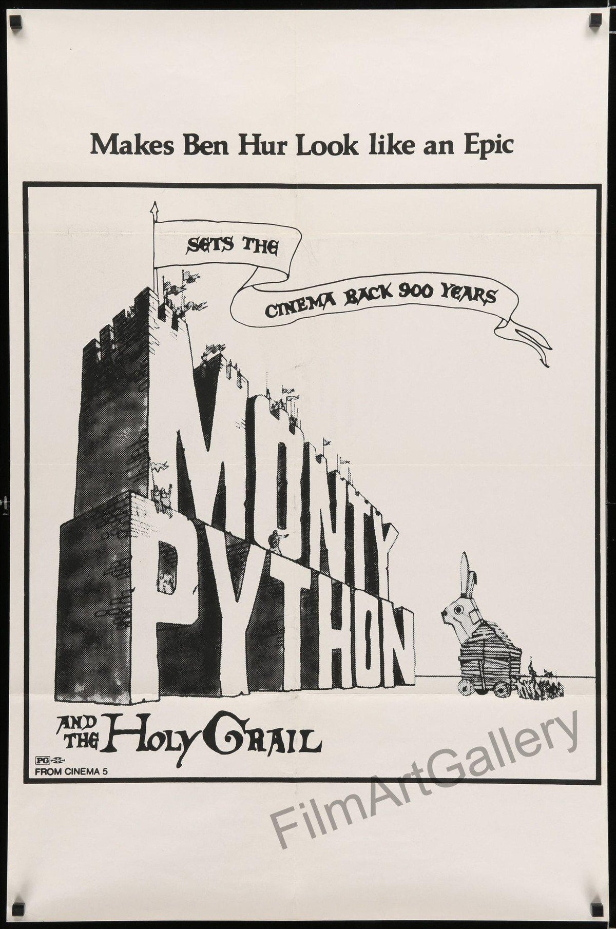 Monty Python and the Holy Grail Original Vintage Movie Poster