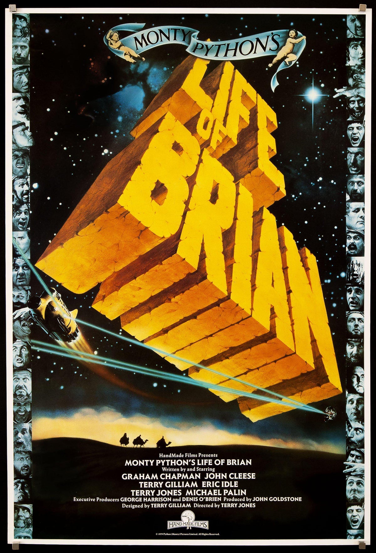 Monty Python&#39;s Life Of Brian Original Vintage Movie Poster