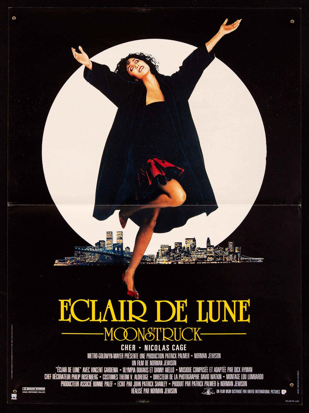 Moonstruck Original Vintage Movie Poster