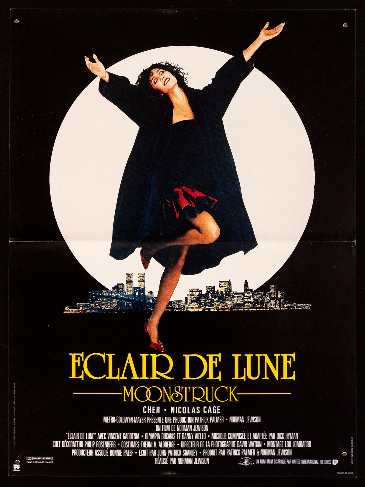 Moonstruck Original Vintage Movie Poster