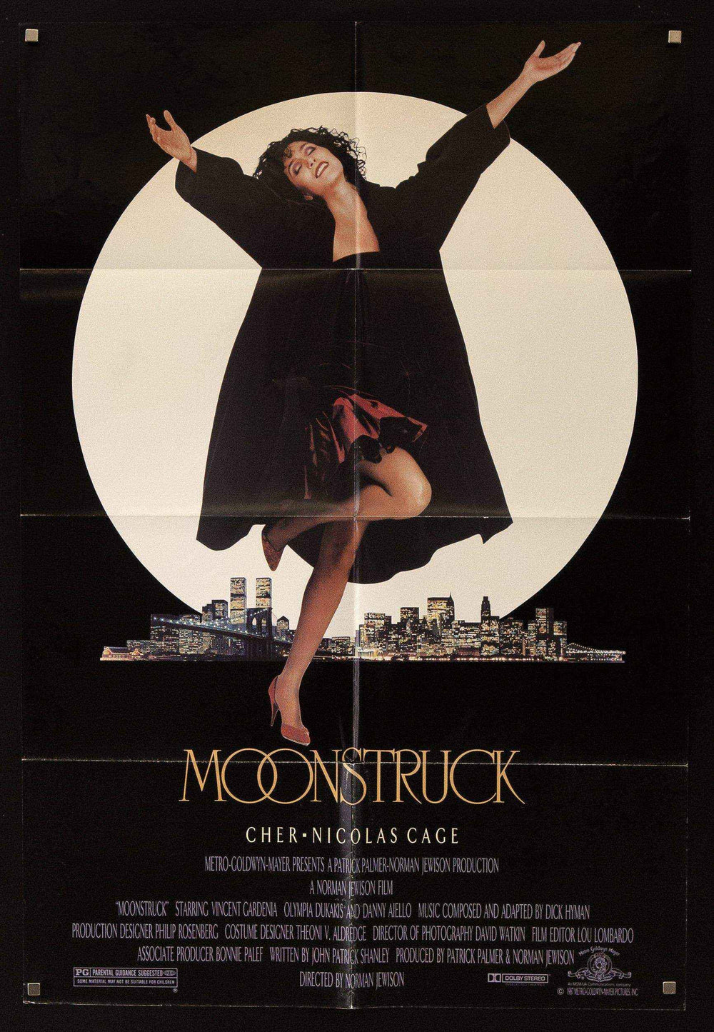 Moonstruck Original Vintage Movie Poster