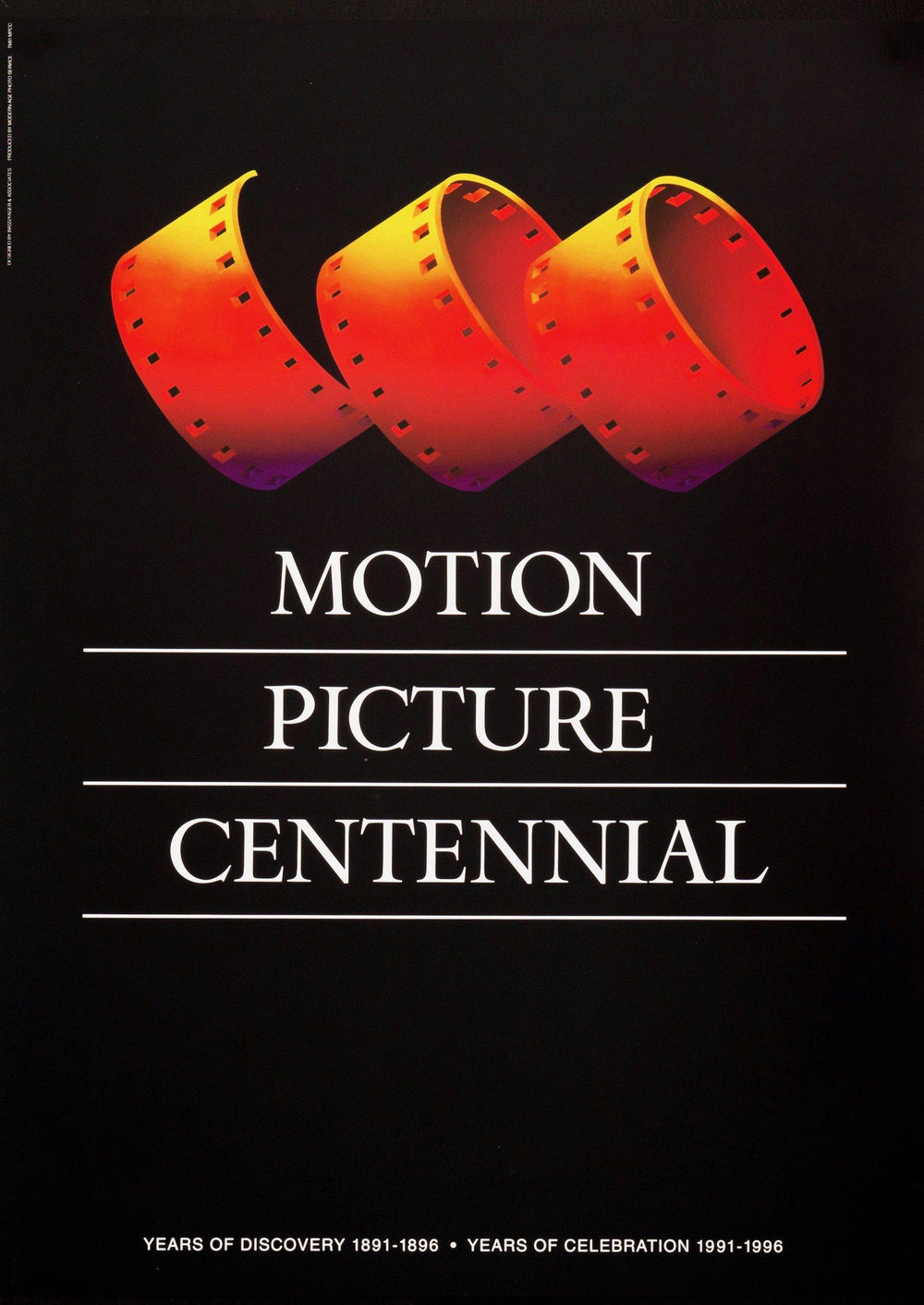 Motion Picture Centennial Original Vintage Movie Poster