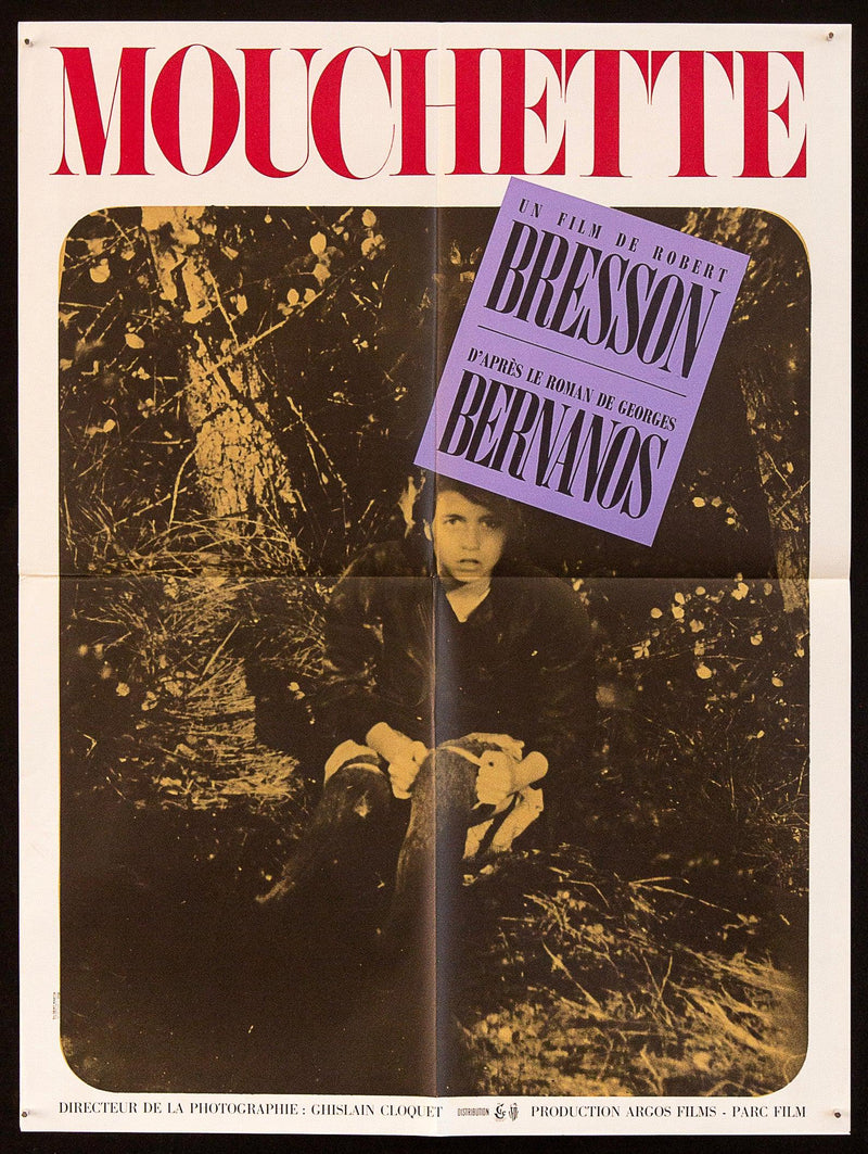 Mouchette French small (23x32) Original Vintage Movie Poster