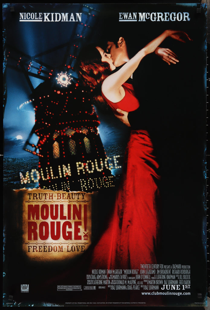 Moulin Rouge 1 Sheet (27x41) Original Vintage Movie Poster