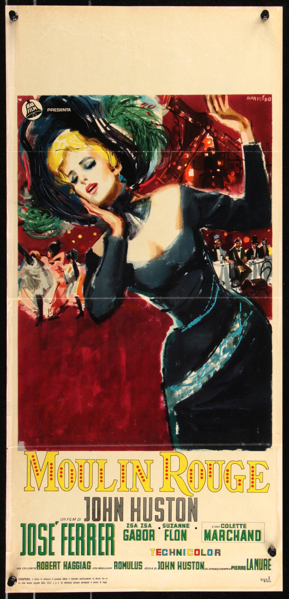 Moulin Rouge Original Vintage Movie Poster