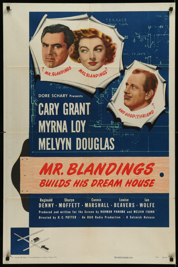 Mr. Blandings Builds His Dream House 1 Sheet (27x41) Original Vintage Movie Poster