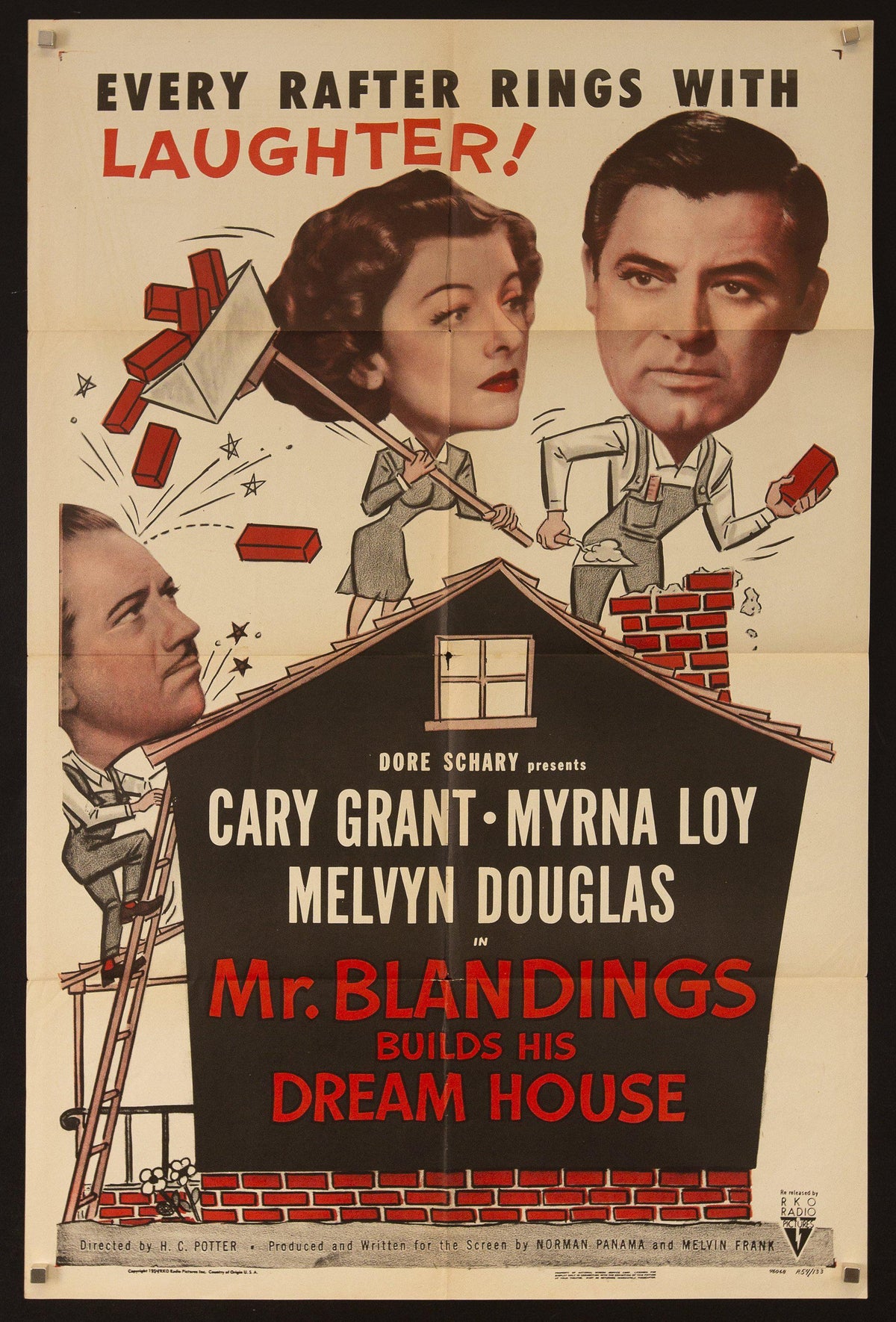 Mr. Blandings Builds His Dream House Original Vintage Movie Poster