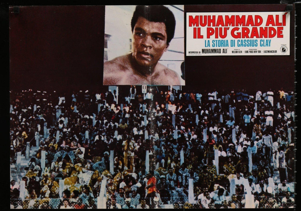 Muhammad Ali The Greatest Italian Photobusta (18x26) Original Vintage Movie Poster