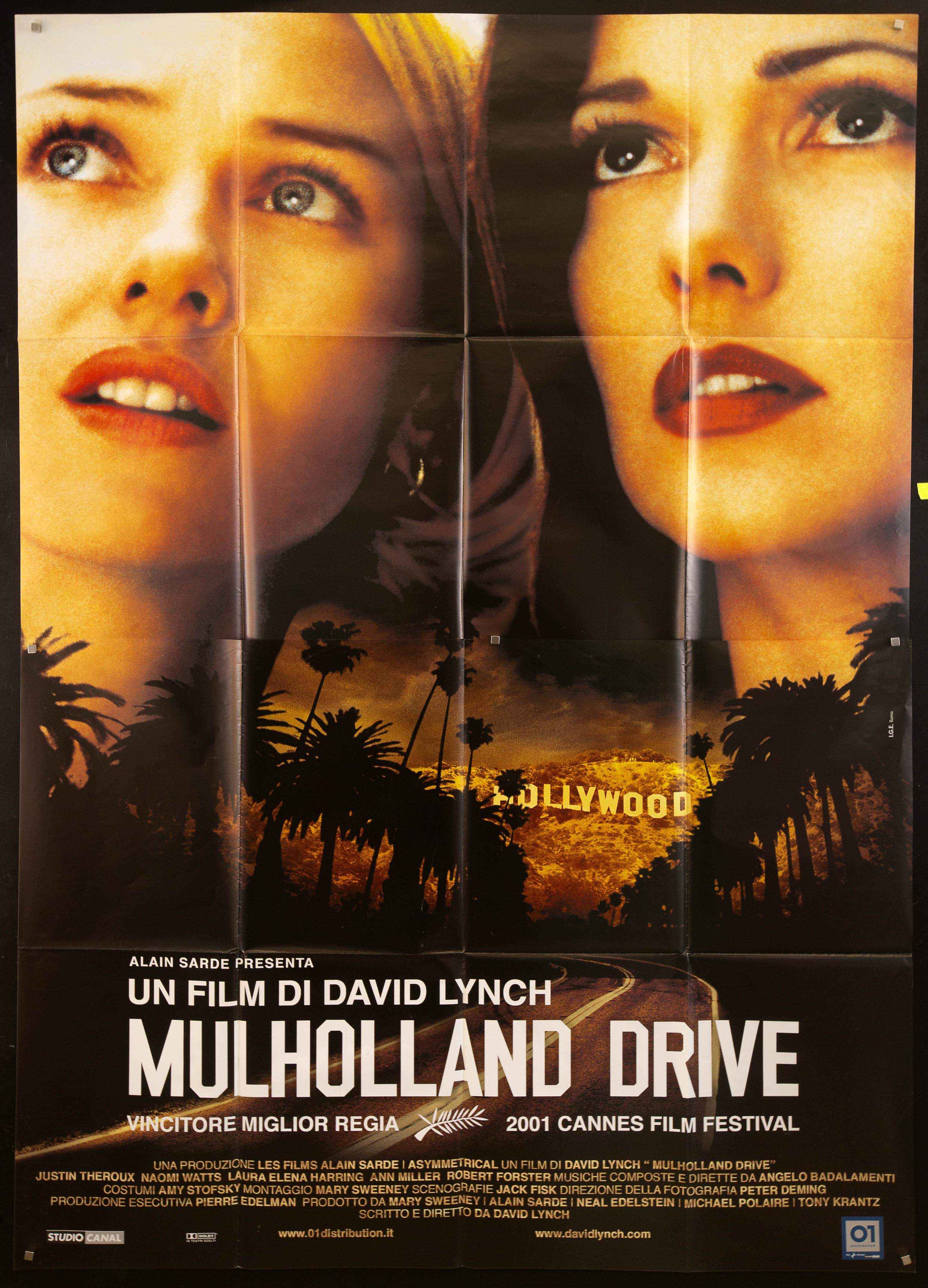Mulholland Drive Movie Poster 2002 Italian 4 Foglio 55x78 mulholland-drive-movie-poster-2002-italian-4-foglio-55x78