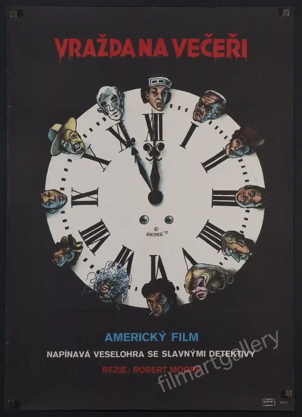 Murder By Death Original Vintage Movie Poster