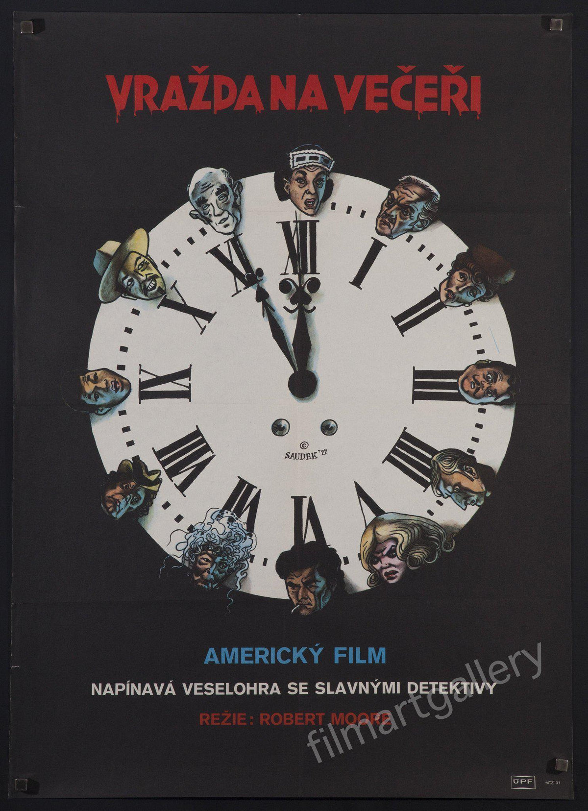 Murder By Death Original Vintage Movie Poster