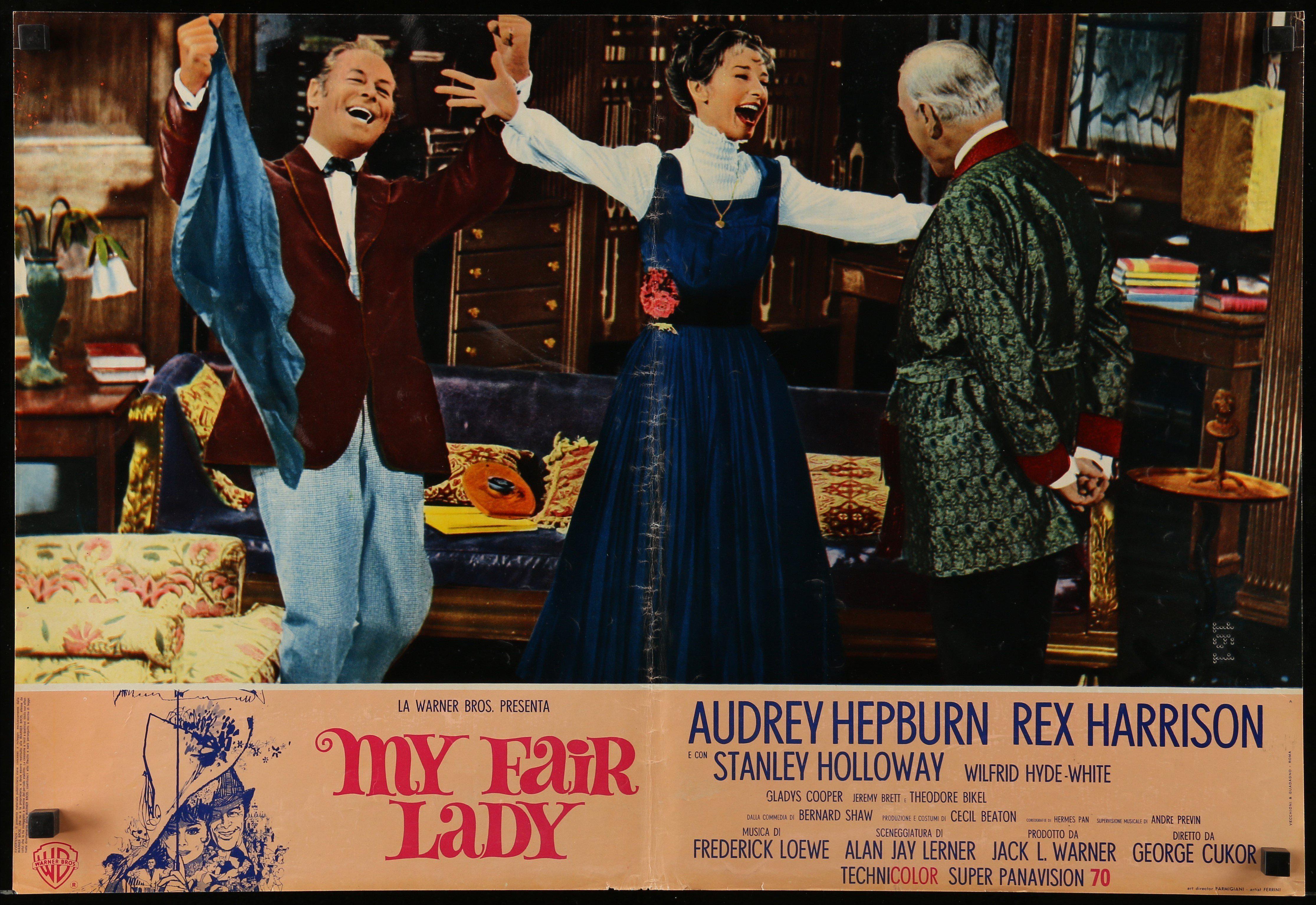 My Fair Lady (1964) Poster, Italian, Style B