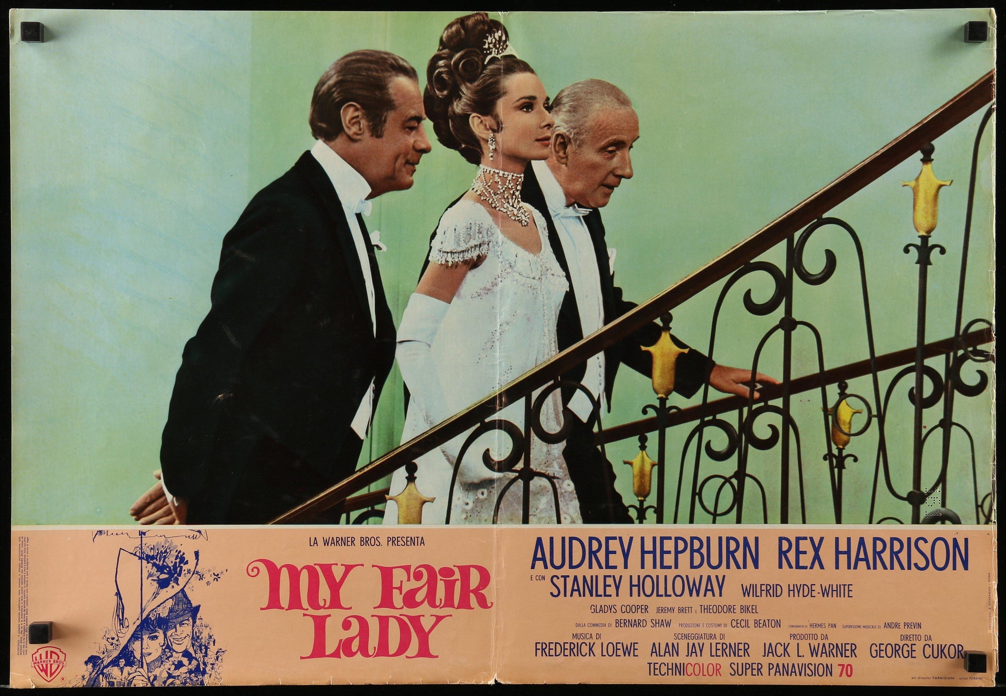 My Fair Lady Italian Photobusta (18x26) Original Vintage Movie Poster