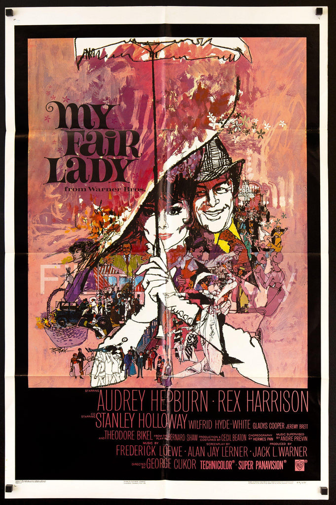 My Fair Lady Original Vintage Movie Poster