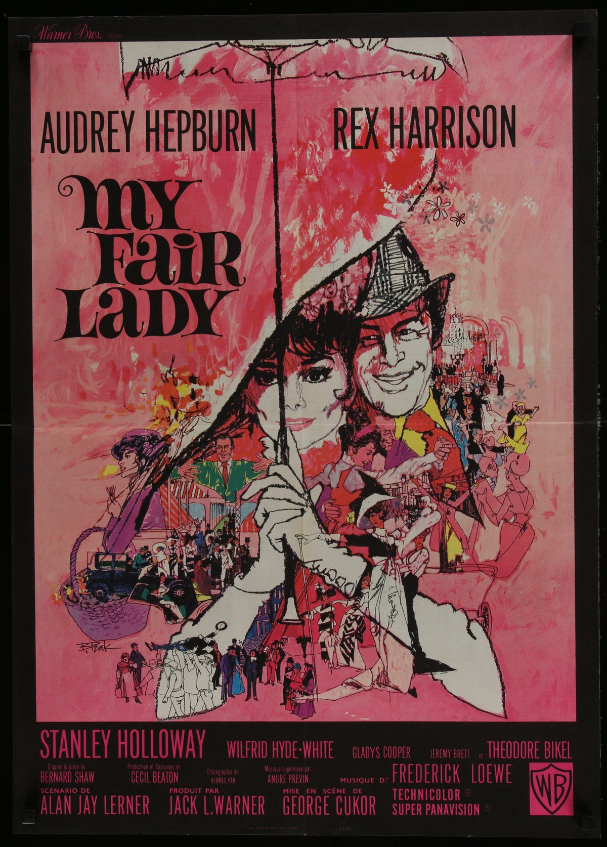 My Fair Lady Original Vintage Movie Poster