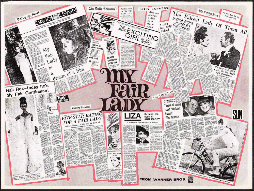 My Fair Lady Original Vintage Movie Poster